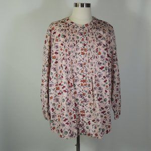 Woman Within Floral Shirt/Tunic